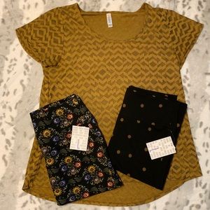 LuLaRoe Large Classic T and Cassie Outfit